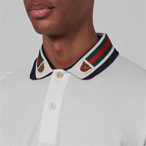 gucci tiger polo shirt white|Gucci polo aliexpress.